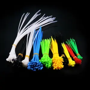 Guangzhou factory supply good quality different sizes and colors self locking high temperature nylon cable ties