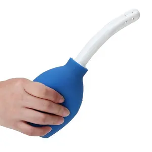 Clean PVC Anal Douche for Men Women, Medical Enema Bulb for Anal Clean and Anal Masturbation