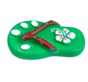 Rubber Honden Speelgoed Puppy Chew Play Leuke Slipper Flops Vorm Piepende Huisdier Speelgoed - Product Image 6