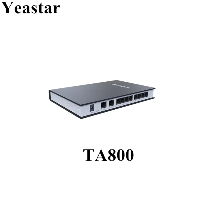 SIPおよびIAX2 8 FXS PortsGateway Yeastar TA800に完全準拠