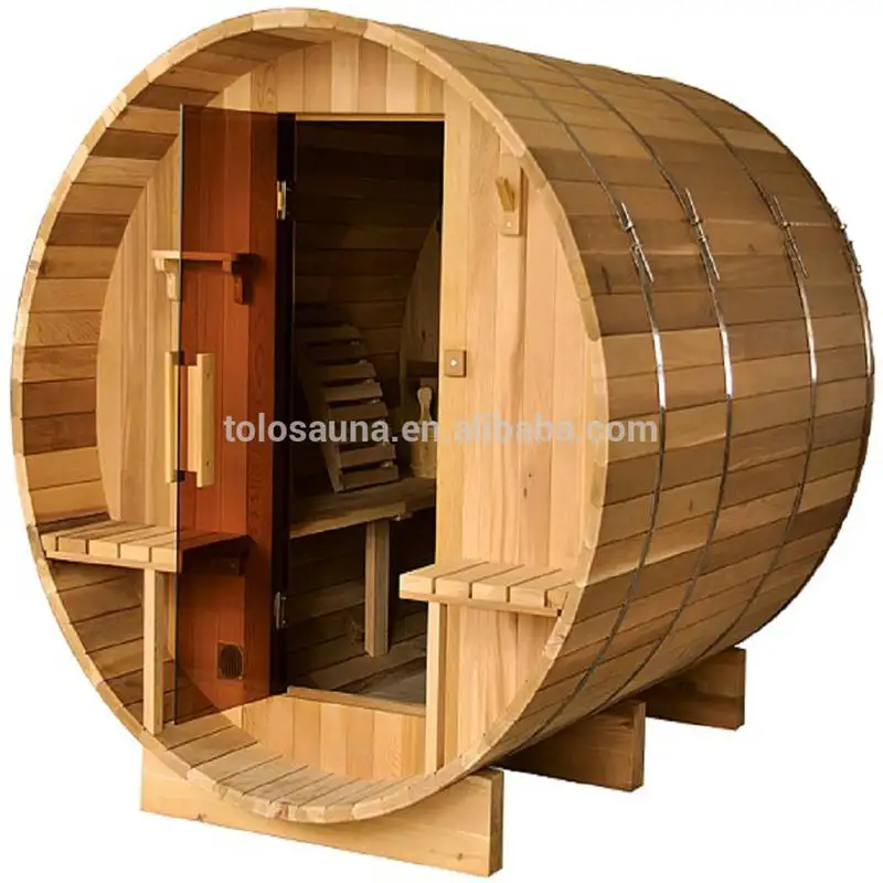 木製風呂バレルサウナ