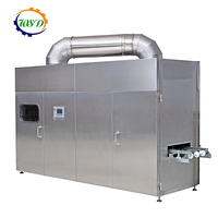 Ligne de production de gaufrettes/chocolats/biscuits entièrement automatique au gaz/GPL pour usage commercial, prix compétitif, machine à fabriquer des gaufrettes