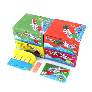 Halal 11g Fruity Flavored Chewing Bubble <strong>Gum</strong> with Watermark Tattoo Design Bulk Box Packaging Manufacturer - Product Image 1