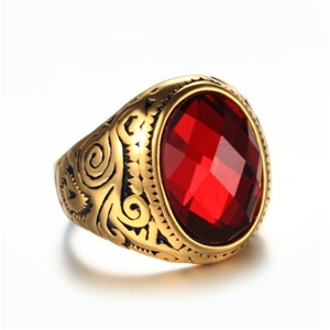 Nhẫn Nam Bằng Thép Không Gỉ Phong Cách Mới Tên Thiết Kế - Product Image 2