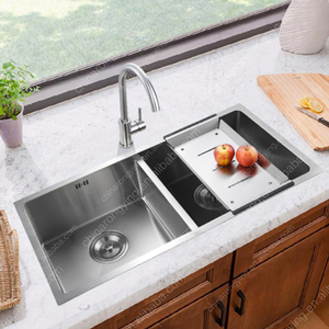 <span class=keywords><strong>1602R</strong></span> fregadero hecho a mano / fregadero de cocina de acero inoxidable - Product Image 3