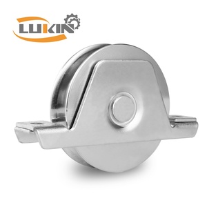V O U groove Steel <strong>Pulley</strong> <strong>Wheel</strong> with Bearing - Product Image 6
