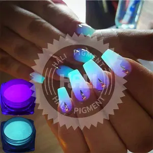 10 Colors Super bright Glow in the dark powder Long lasting luminous pigment luminescent pigment DIY painting dust nail glowing