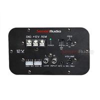 Caja de Subwoofer Activo Compacta para Automóvil de 10 Pulgadas/12 Pulgadas, Caja de Altavoz con Amplificador Incorporado