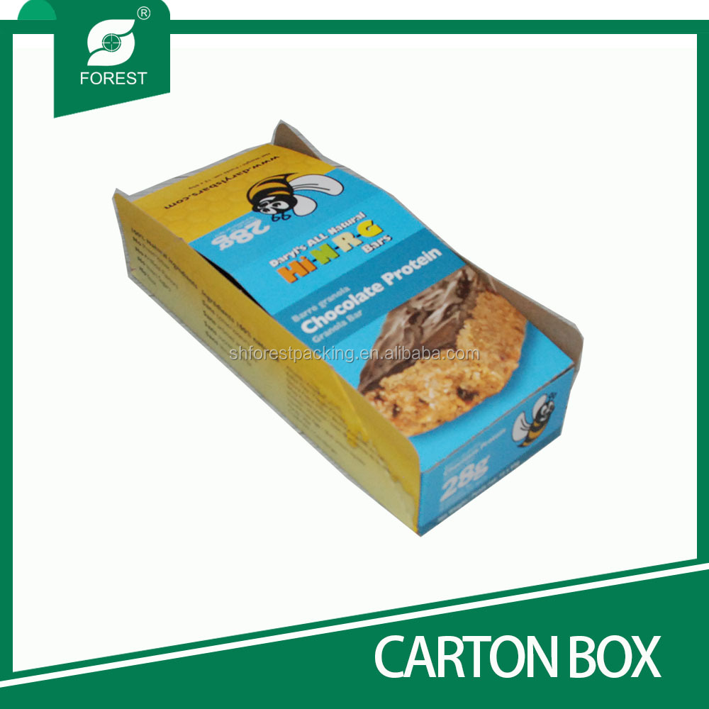 CUSTOM MADE COULEUR CARTON CARTON BOÎTE PLIABLE AFFICHAGE BOÎTE de PAPIER POUR LE CHOCOLAT EMBALLAGE