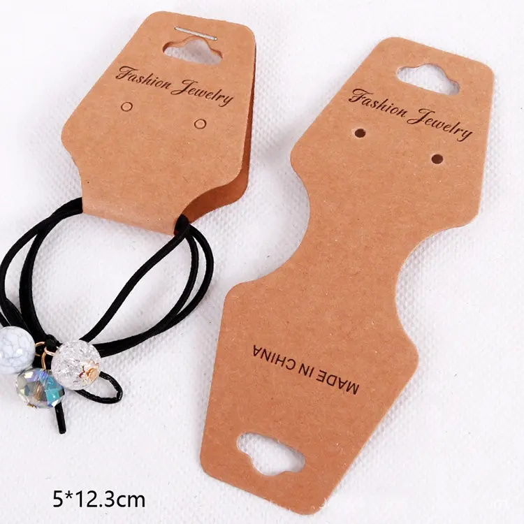 Custom logo armband sieraden en haar band verpakking display card