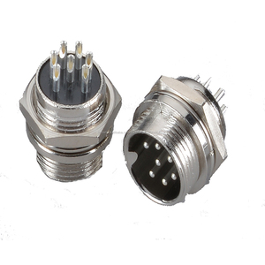 2.54mm pitch 9 pin Mini DIN conector 12 cable plano PIN - Product Image 2