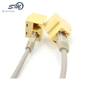 rj45 3-weg netwerk kabel splitter rj45 vrouwelijk naar 2 rj45 female lan ethernet kabel splitter koppeling plug extender