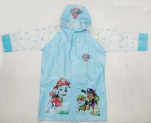 مضحك الحيوان الكرتون معطف واق من المطر للأطفال معطف واق من المطر الطفل PVC مع حقيبة
