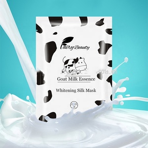 Nouveau produit OEM peau naturelle blanchiment lait de chèvre blanchissant <span class=keywords><strong>masque</strong></span> facial - Product Image 1