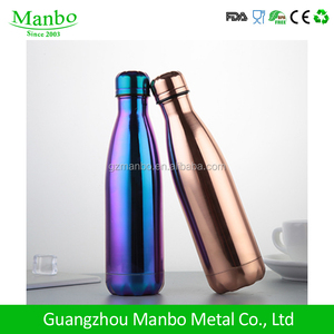 Wholesale New Double Wall Stainless Steel Vacuum Flask Insulated Electroplate <strong>Copper</strong> Drinking <strong>Water</strong> <strong>Bottle</strong> - Product Image 5