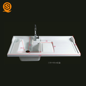 Lavabo Moderno per Hotel con Rubinetto a Foro Singolo e Garanzia di 10 Anni - Product Image 3