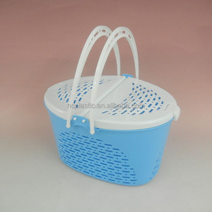 En plastique paniers à pique-nique vides en gros Avec poignée - Product Image 5