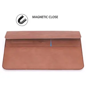 Funda protectora impermeable de cuero PU para portátil