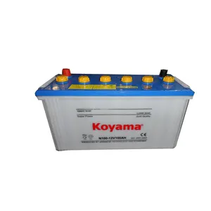 tanks battery 12V heavy duty truck battery N100 dry charge car battery