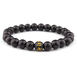 Nuovo Arrivo Lava Perline Opache 7 Chakra <span class=keywords><strong>Guarigione</strong></span> Equilibrio Naturale Pietra di Yoga Reiki di <span class=keywords><strong>Preghiera</strong></span> <span class=keywords><strong>Per</strong></span> Le Donne Degli Uomini Del Braccialetto - Product Image 2