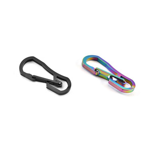 Mosquetón <span class=keywords><strong>de</strong></span> Acero Inoxidable con Hebilla Chapada en Titanio, Equipo Multifuncional para Exteriores, Gancho <span class=keywords><strong>de</strong></span> Escalada y <span class=keywords><strong>Camping</strong></span>, Creativo - Product Image 6