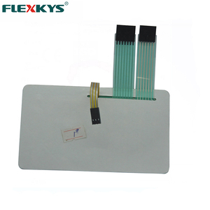 Touches plates poly dôme non-tactile argent flex <span class=keywords><strong>el</strong></span> interrupteur à membrane rétro-éclairé pour les instruments de contrôle indus - Product Image 2