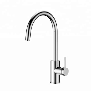 Espectáculo en casa diseño simplificado cromado latón grifo de la cocina - Product Image 1