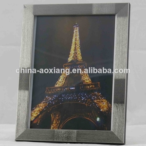 Nuevo diseño de plástico marco de fotos 5x7" ps acabado cepillado de <span class=keywords><strong>feliz</strong></span> <span class=keywords><strong>cumpleaños</strong></span> marco de fotos - Product Image 1
