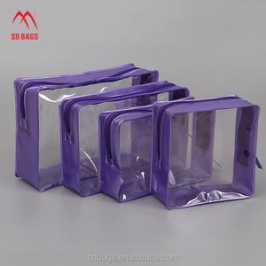 <span class=keywords><strong>Sac</strong></span> fourre-tout en plastique, fermeture éclair, ponçage, semi-Transparent, <span class=keywords><strong>sac</strong></span> SD, Protection de l'environnement, PVC, une pièce - Product Image 5