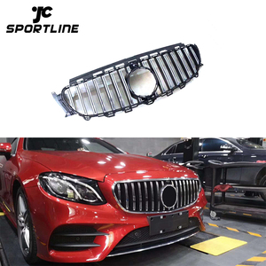 <span class=keywords><strong>Calandre</strong></span> avant en argent massif pour <span class=keywords><strong>Mercedes</strong></span>, grille de voiture de type W213 <span class=keywords><strong>GT</strong></span> pour E43 AMG E200 E300 E400 Sport 17 — 18 - Product Image 1