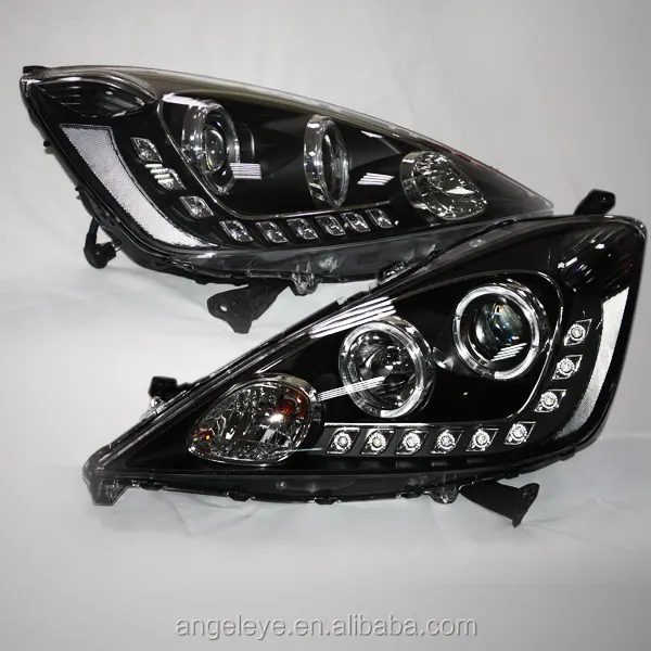 For HONDA Fit Jazz LED Angel Eyes Head Lamp 2009に2010年