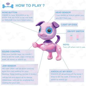 My Best Friend Interactive Smart Puppy-<span class=keywords><strong>Jouet</strong></span> électronique pour chien <span class=keywords><strong>robot</strong></span> pour enfants, cadeau idéal pour les filles (violet) - Product Image 3