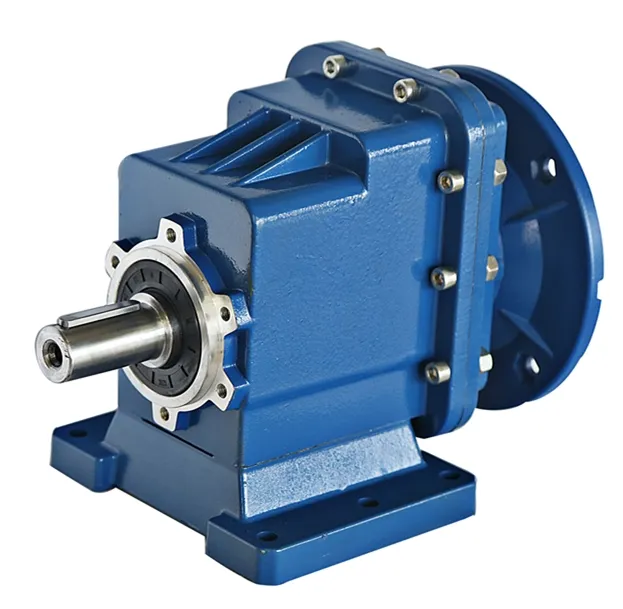 TRC foot base and output flange type aluminium helical reducer 1 1 ratio 90 degree gear box aluminum 90 degree gearbox