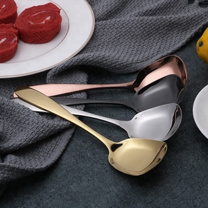 Haute qualité 18-8 en métal <span class=keywords><strong>cuillère</strong></span> <span class=keywords><strong>de</strong></span> service en acier inoxydable <span class=keywords><strong>cuillère</strong></span> à soupe - Product Image 4
