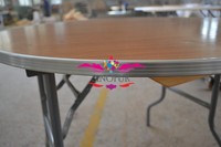 Personnaliser table pliante Ronde/carré/rectangle pliant avec barcket table pliante pour enfants