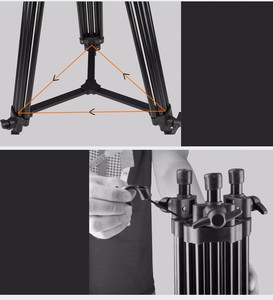 <span class=keywords><strong>Weifeng</strong></span> WF718 Chuyên Nghiệp Video <span class=keywords><strong>Tripod</strong></span> Máy Ảnh DSLR Heavy Duty <span class=keywords><strong>Tripod</strong></span> Với Chất Lỏng Pan Head 1.8 M Cao Tải 8Kg bán Buôn - Product Image 2