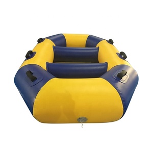 Alta calidad <span class=keywords><strong>2</strong></span>,1x1,3x0,3 m de aire de Pvc-apretado barco inflable tienda de campaña persona pesca bote de remos - Product Image 3