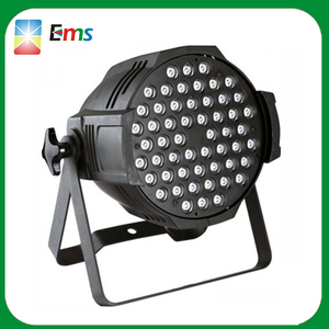 Pcs 54*3w venta caliente tipo <span class=keywords><strong>plana</strong></span> led par de <span class=keywords><strong>luz</strong></span> de aluminio rgbw led de <span class=keywords><strong>luz</strong></span> de la etapa de iluminación dj - Product Image 1