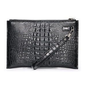 100% della fabbrica ha fatto genuino degli uomini in pelle di coccodrillo della pelle sacchetto di sera della frizione - Product Image 3