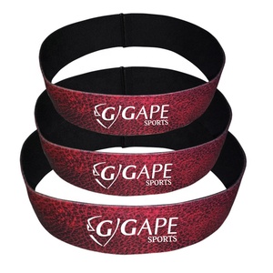 Oem tùy chỉnh Cheetah in bông tập thể dục ban nhạc Non-Slip tập luyện ban nhạc với vòng lặp đàn hồi thiết lập của vải kháng ban nhạc - Product Image 3