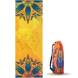 Tùy Chỉnh In Sợi Nhỏ Hot Yoga Khăn Dệt Mô Hình Thể Thao Với Mang Theo Túi - Product Image 2