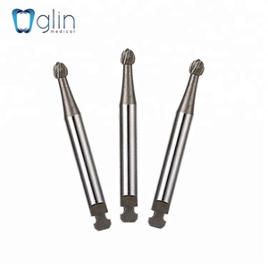 Fraise dentaire en carbure de tungstène RA à <span class=keywords><strong>fissure</strong></span> conique Glin pour les dents de polissage de pièces à main à basse vitesse - Product Image 1