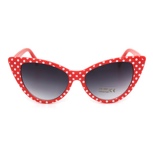 <span class=keywords><strong>Occhiali</strong></span> <span class=keywords><strong>da</strong></span> <span class=keywords><strong>Sole</strong></span> Superhot A0307 Classici Vintage a Occhio di Gatto per Donne, <span class=keywords><strong>Occhiali</strong></span> <span class=keywords><strong>da</strong></span> <span class=keywords><strong>Sole</strong></span> Retrò con Motivo a Pois - Product Image 1