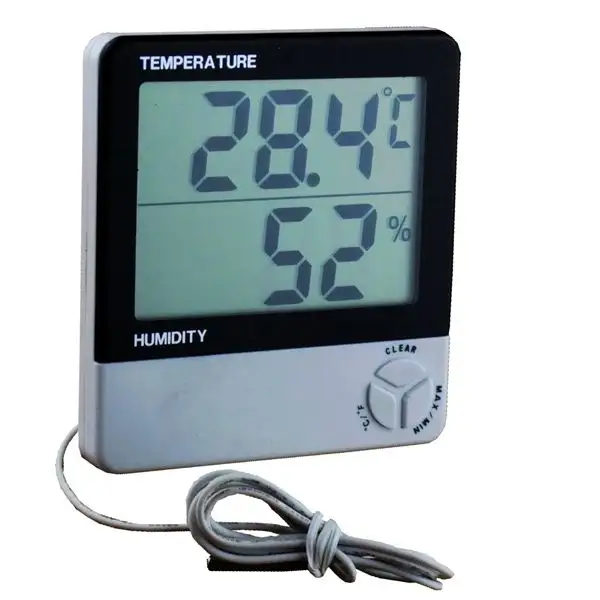 Large Display Room Temperature Humidity Measuring Digital Lcd Termometro Higrometro