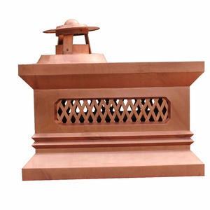 <span class=keywords><strong>Chimenea</strong></span> de Cobre Victoriana Hecha a Mano, Resistente a la Intemperie, para Techos de Villas - Product Image 2