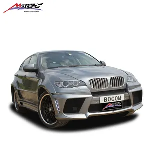 Kit de corpo de fibra de vidro, kit para bmw x6 x6m