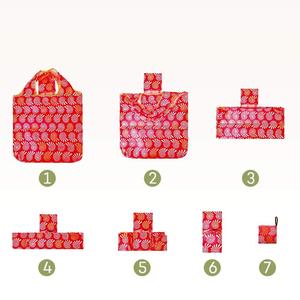 Có Thể Giặt Nhỏ Gọn Tái Sử Dụng Túi Tạp Hóa Gấp Lên Túi Mua Sắm Cho Ví Túi Mua Sắm Dễ Thương - Product Image 6