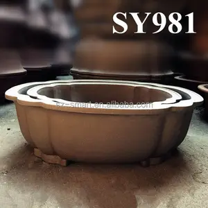 Outdoor keramische yixing bonsai pot china