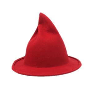 Sombrero <span class=keywords><strong>de</strong></span> Hobbit <span class=keywords><strong>de</strong></span> Fieltro <span class=keywords><strong>de</strong></span> Lana, Estilo Personaje, Sombrero <span class=keywords><strong>de</strong></span> Bruja con Punta para Fiestas y Uso al Aire Libre - Product Image 2