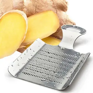 Rallador Plano de Cocina de Gran Tamaño, Rallador de Acero Inoxidable para Jengibre, Cítricos, Queso Parmesano, Canela, Nuez Moscada, Chocolate, Ajo - Product Image 1